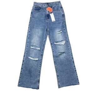 Cider Distressed Jeans Size XS New With Tags